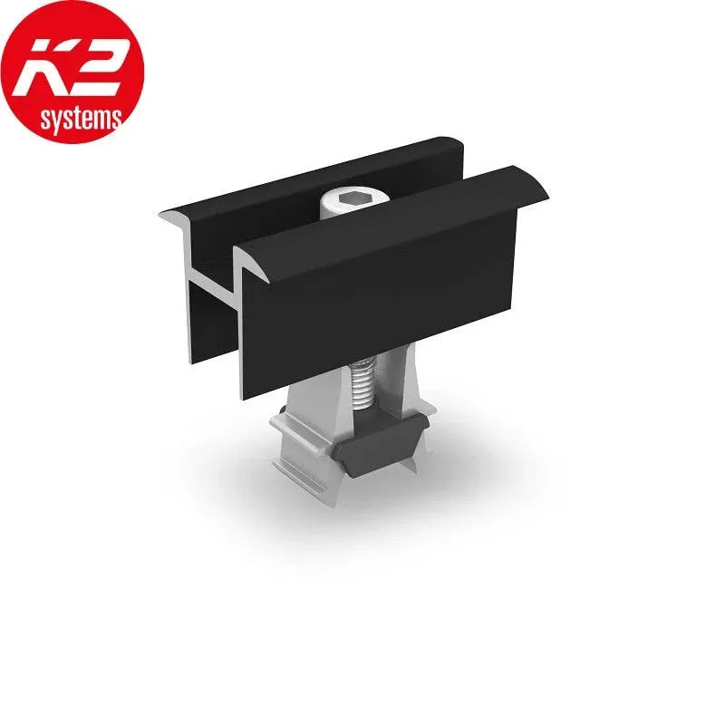 Bride Intermédiaire Noire - Cadre 30-42mm K2 SYSTEMS