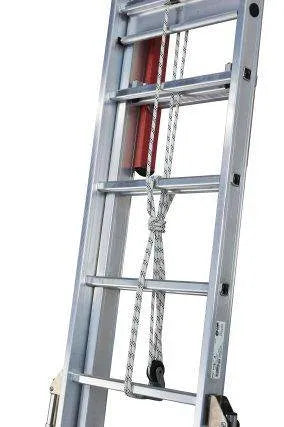 Échelle Tubesca 3 Plans 6.90m - Transformable Aluminium Platinium | Norme EN131 NF