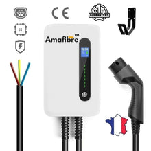 Charger l'image dans la galerie, Borne de Recharge 7kw de Cable EV pour Véhicule Electrique Recharge EVSE de Coffre Montage Mural de Câbles de Type2-IEC62196-2 Niveau2 240V 7_6kW 32A 2022 TYPE 2