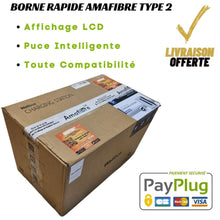 Charger l'image dans la galerie, Borne de Recharge 7kw de Câble EV de Véhicule Électrique IEC-62196 2 32A type 2 France 2022 wallbox