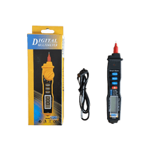 Charger l'image dans la galerie, Le testeur multimètre numérique est un outil polyvalent pour mesurer la tension, le courant et la résistance. Compact et facile à utiliser, il permet des mesures précises pour les professionnels et les amateurs. Commandez notre testeur multimètre numérique pour une mesure facile et précise de la tension, du courant et de la résistance.