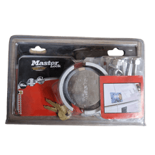 Charger l'image dans la galerie, Cadenas MASTER LOCK pour véhicule - Corps en acier laminé, résistant aux intempéries, mécanisme de verrouillage à broches, idéal pour la sécurité de votre véhicule