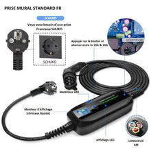 Charger l'image dans la galerie, Chargeur-Voiture-Electrique-Type-2-6M-AMAFIBRE Chargeur Voiture Électrique Type2 6M AMAFIBRE