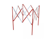 Charger l'image dans la galerie, Garde Fou fibre optique de securiter route pour technicien telecom en intervention sur chambre telecom ou chantier garde-fou extensible