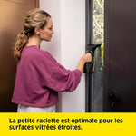 Kärcher WV 2 Black Edition – Nettoyeur de Vitres Sans Fil, 35 min d’Autonomie, 2 Raclettes