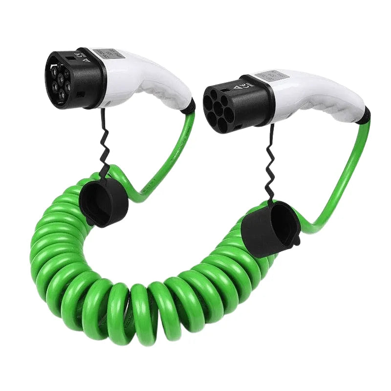 Chargeur pour voiture électrique type 2 32A 3 Phases 5 Mètres