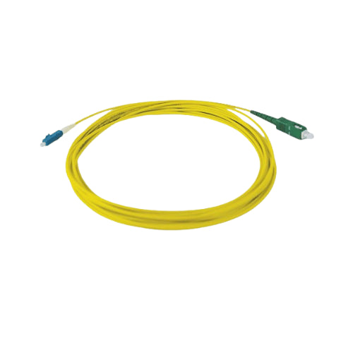 Jarretière Optique Simplex LC/UPC - SC/APC G652D Ø2mm – Jaune
