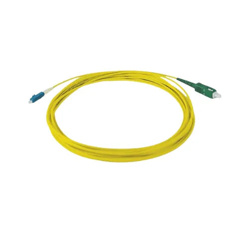 Jarretière Optique Simplex LC/UPC - SC/APC G652D Ø2mm – Jaune