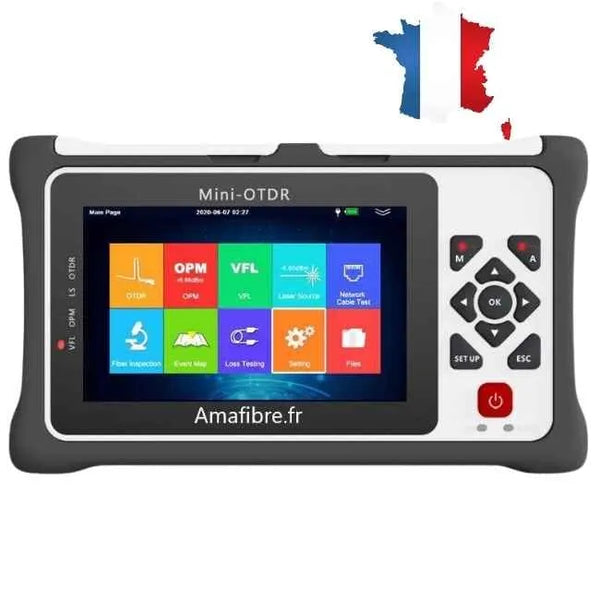 OTDR RÉFLECTOMÈTRE FIBRE OPTIQUE OTDR Réflectomètre Fibre Optique 100km 2021 Amafibre Fournisseur outillage & accessoire fibre optique  telenco viavi