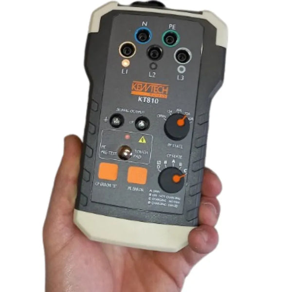 Testeur EVSE KT810 | Contrôleur IRVE Type Pistolet Qualifié QUALIFELEC