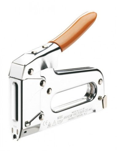Agrafeuse Professionnelle Arrow T25 pour Câbles Électriques et de Télécommunication (Jusqu'à 6 mm)