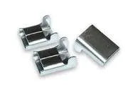 Chape à ailettes pour feuillard inox (Boucle à feuillard)