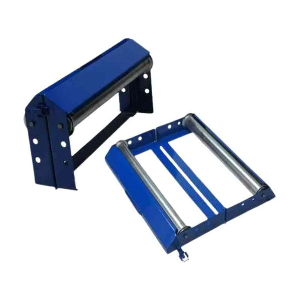 Dérouleur monobloc pliant d'Amafibre avec une capacité de charge de 200kg, idéal pour les travaux de tirage de câbles en fibre optique ou électrique, compact et facile à transporter.