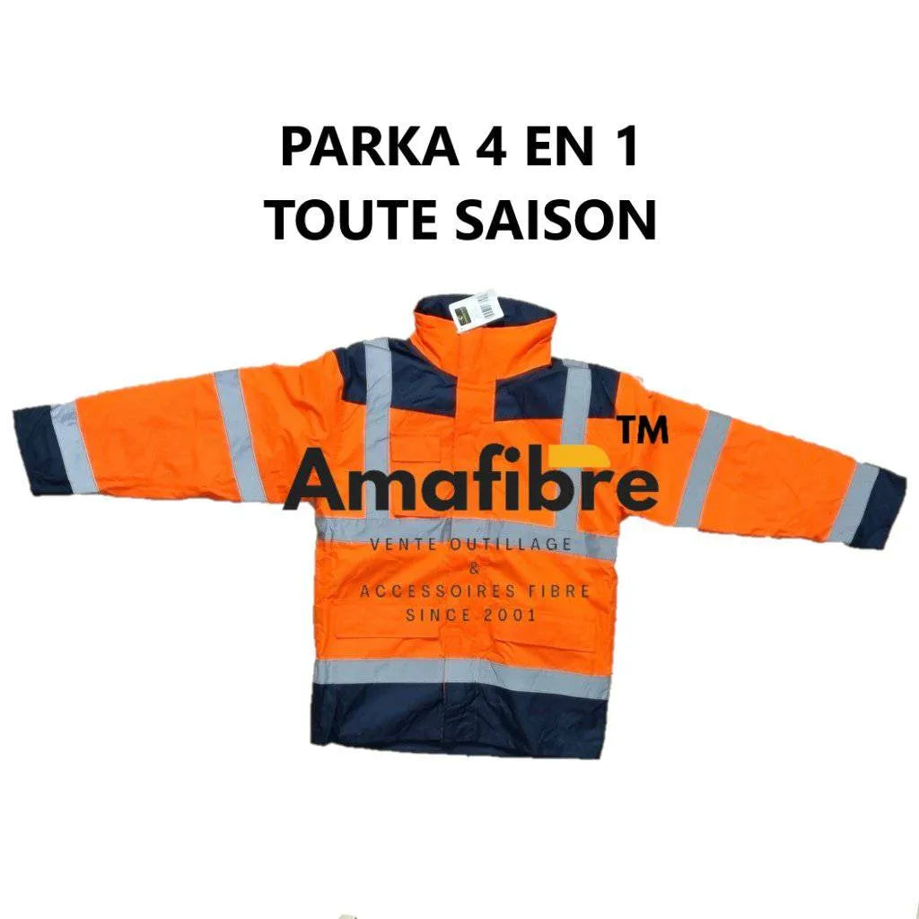 Veste SPEED | Parka 5 en 1 Haute Visibilité