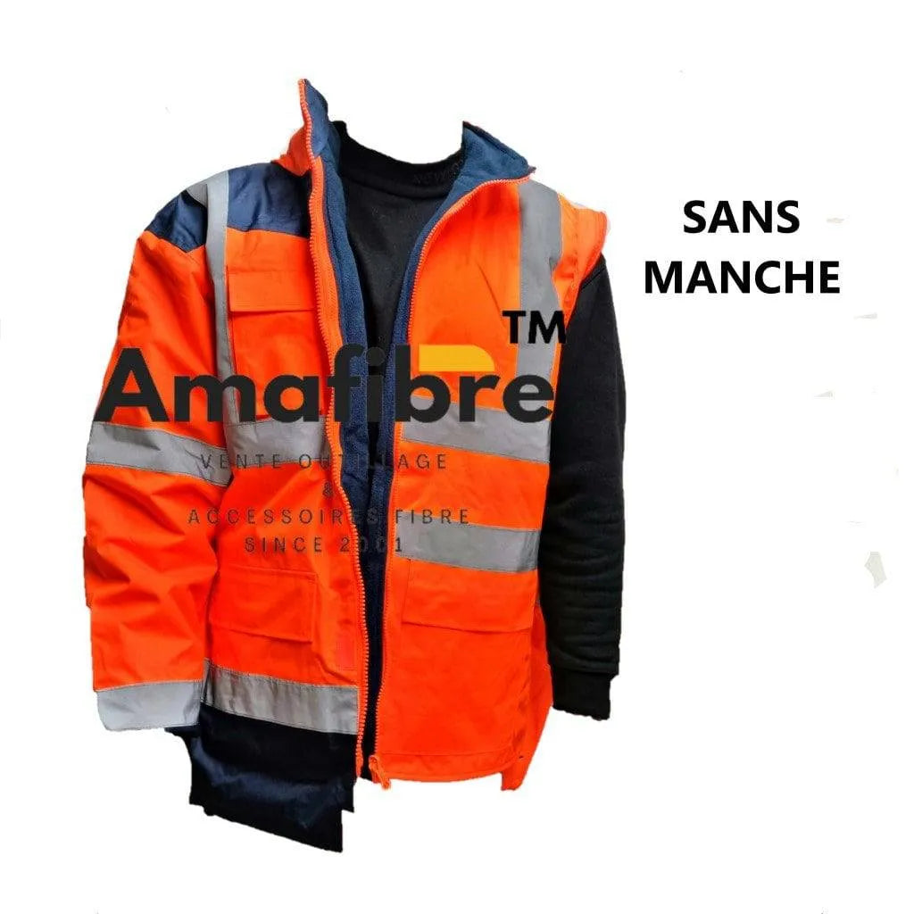 Veste SPEED | Parka 5 en 1 Haute Visibilité