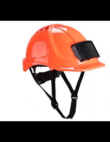 CASQUE MONTEUR 4 ATTACHES + PORTE BADGE