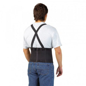 Soutien colonne vertébrale ceinture 20cm bandes rigides polyester professionnel