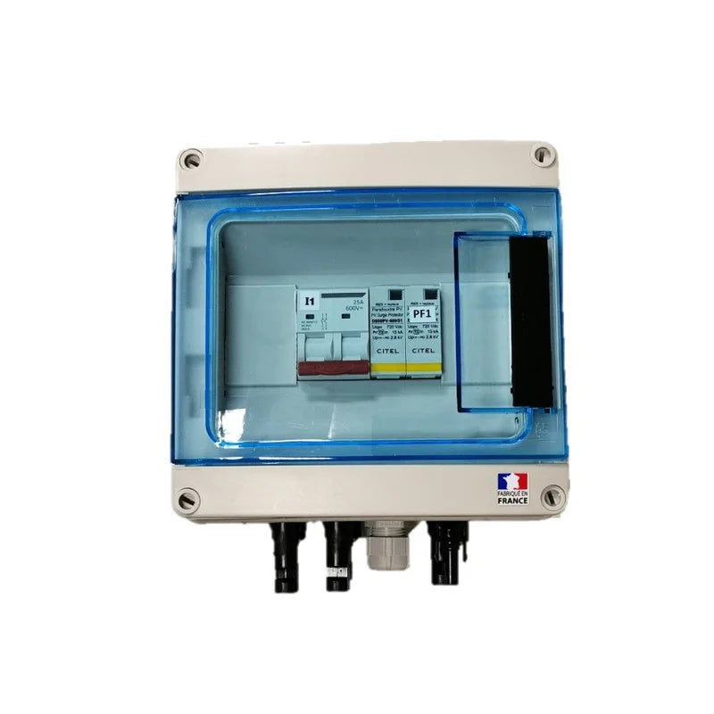 COFFRET DC 3KW 25A - 600V - 2 STRING - 1 MPPT | AMAFIBRE