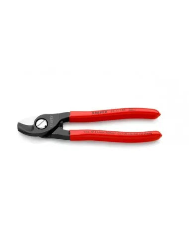 KNIPEX Coupe-Câble Cuivre et Aluminium 165 mm : Coupe Précise et Sans Écrasement pour Conducteurs Jusqu'à 50 mm²
