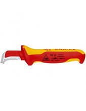 Charger l&#39;image dans la galerie, COUTEAU AVEC GUIDAGE ISOLE 1000V KNIPEX - Spécialisé pour Coupe-Tube Sans Copeaux
