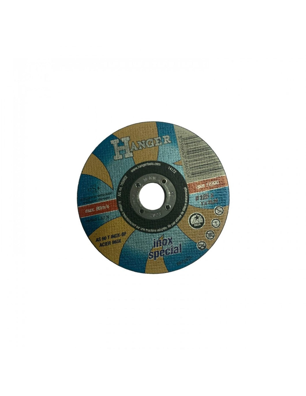 DISQUE À TRONÇONNER INOX UNIVERSEL 125 MM X 1 MM - COUPE PRÉCISE ET DURABLE