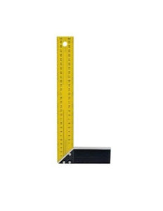Équerre de Menuiserie Droite en Acier Inoxydable de 35 cm - Outil de Précision pour Travaux