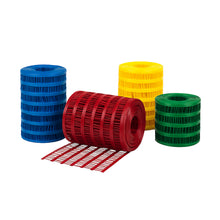Charger l&#39;image dans la galerie, grillage-avertisseur-reseau-enterre-30cm-rouleau-100m-code-couleur-norme-nf-en12613

