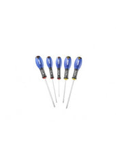 Charger l&#39;image dans la galerie, Jeu de 5 Tournevis Expert Plat et Cruciforme Professionnels - Précision et Durabilité
