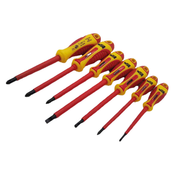 Tournevis Isolés 1000V - 7 Pièces | Amafibre®