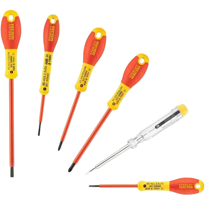 Jeu de Tournevis Isolés 1000V + Pozidriv + Testeur | STANLEY
