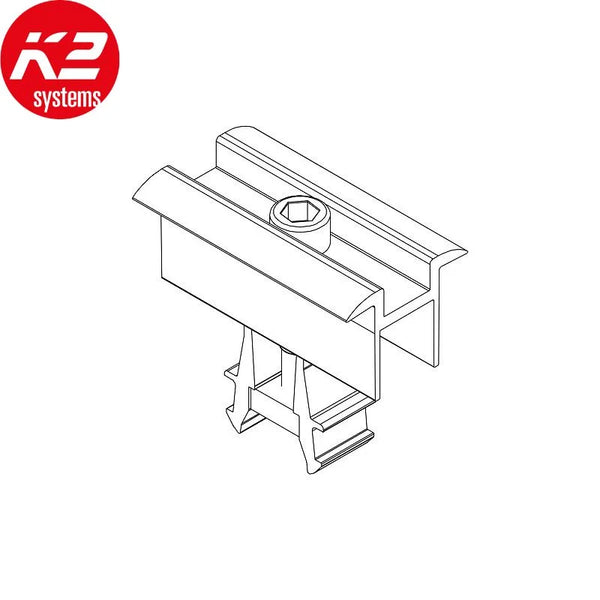 Bride Intermédiaire Noire - Cadre 30-42mm K2 SYSTEMS