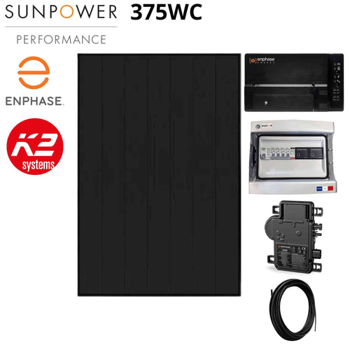 Kit Panneau Solaire Photovoltaïque 375wc kw 6kw 9kw - SUNPOWER