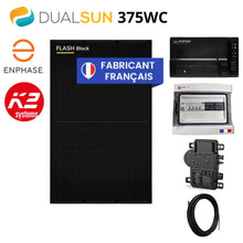 Charger l&#39;image dans la galerie, kit-solaire-photovoltaique-dualsun-enphase-3kw-iq8-ac-auto-consommation-amafibre
