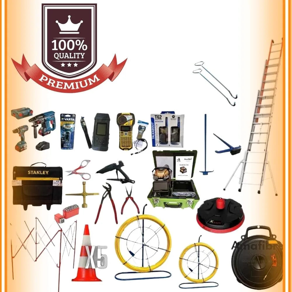 PACK D3 Fibre Optique Complet Aérien Matériel Technicien