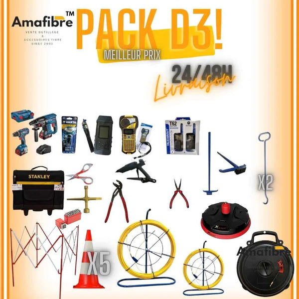 Pack D3 Équipement Fibre Optique