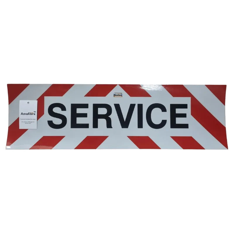 Plaque de signalisation magnétique « Service »