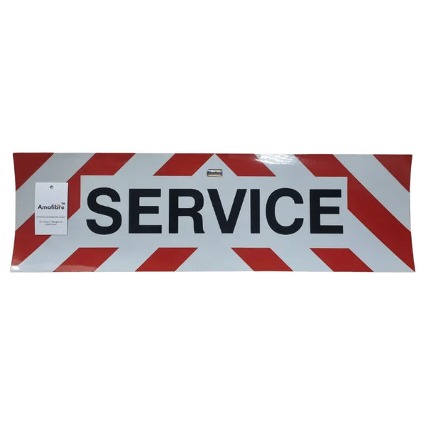 Plaque de signalisation magnétique « Service »
