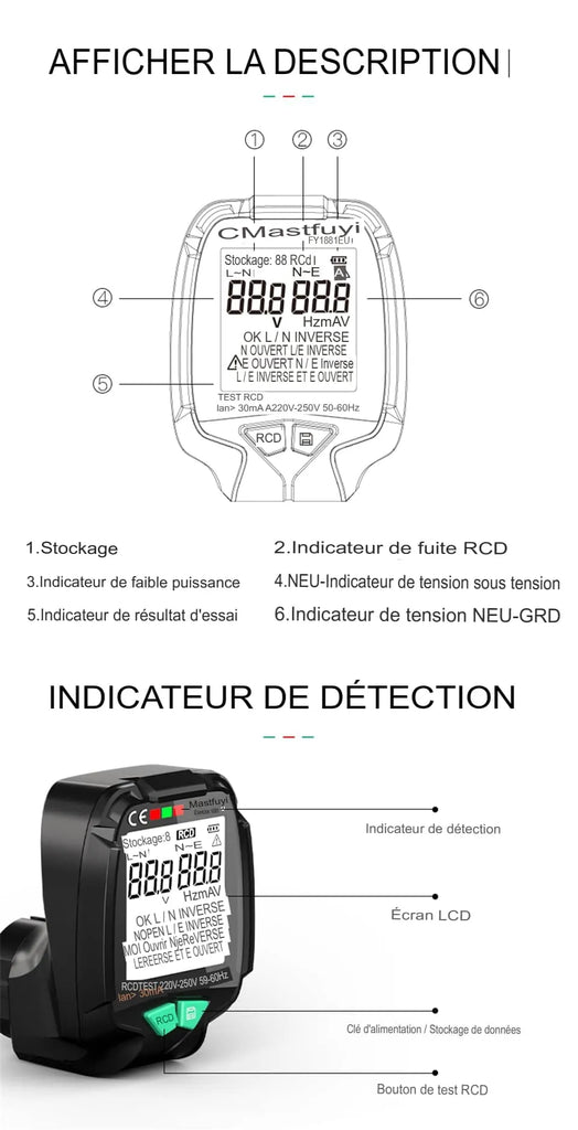 Testeur Prise RCD