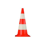 Balise de chantier - Cône pvc souple 50cm - Amafibre.fr