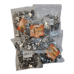 Chape à ailettes pour feuillard inox (Boucle à feuillard)