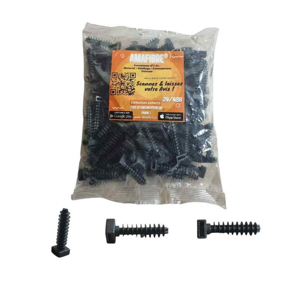 Embase à Cheville x100 Amafibre  fourniseur materiel fibre optique