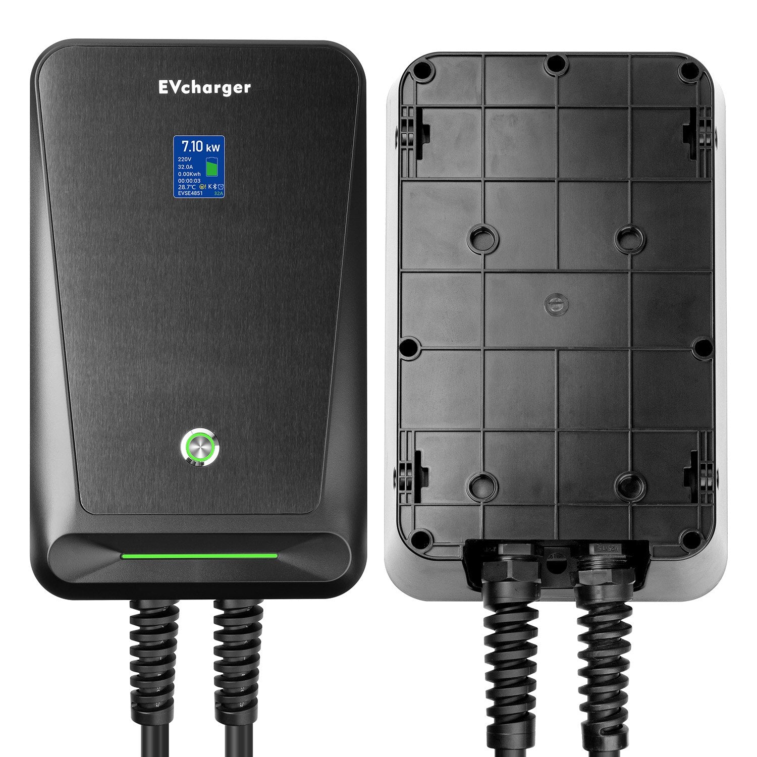 Wallbox Chargeur De Voiture électrique 32A GSM/GPS/SIM 10 M Bleu