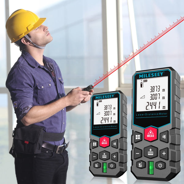 Télémètre Laser Professionnel - MILESEEY 40m, 60m, 80m, 100m.