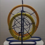 Aiguille avec dévidoir bleu - Amafibre avec embout de tète et de queue dévidoir vertical.  Aiguille Diam Ø 11mm 150m + embout Av et Ar à dévidoir bleu à roulette. Aiguille Diam Ø 11mm 300m à roulette + embout tête + ogive et embout de queue à roulette. Aiguille Diam Ø 3mm 30m à dévidoir bleu. Aiguille Diam Ø 4.5mm 60m à dévidoir bleu. Aiguille Diam Ø 6 mm 100m à dévidoir bleu.  