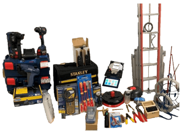 PACK D3 Fibre Optique Complet Aérien Matériel Technicien - Amafibre.fr