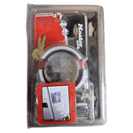 Cadenas MASTER LOCK pour véhicule - Corps en acier laminé, résistant aux intempéries, mécanisme de verrouillage à broches, idéal pour la sécurité de votre véhicule