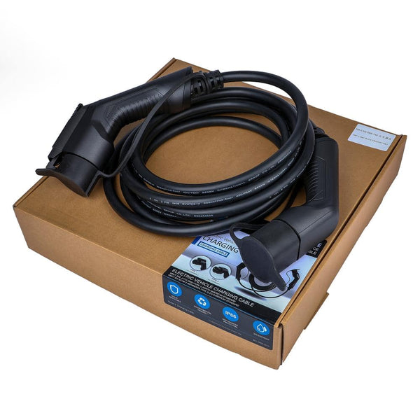 Câble de Recharge de Voiture Électrique Type 2 / 22 à 3,5 kW / 1 ou 3 Phases