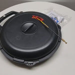 Extracteur de câbles fibre optique , électrique , cuivre , etc... Collecte rapide des câbles et économisez votre temps de travail. Le tir fil Amafibre est durable à haute résistance à la traction ont concrètement la meilleure élasticité et la meilleure réduction de friction. La tête de câble en acier légère sur l'aiguille, solide et lisse permet un passage plus pratique dans les angles et courbes des gaines ou tuyauterie. Très pratique d'utilisation 3 extracteurs embout offerts