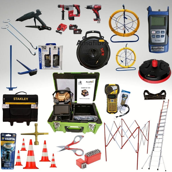 PACK D3 Fibre Optique Complet Aérien Matériel Technicien